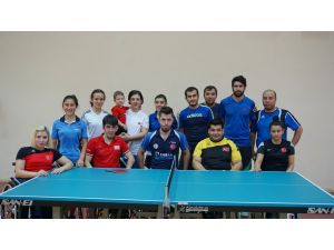 Paralimpik masa tenisçiler Rio'ya hazırlanıyor