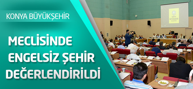 Büyükşehir Meclisinde Engelsiz Şehir Değerlendirildi