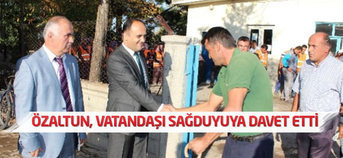 Başkan Özaltun, vatandaşı sağduyuya davet etti
