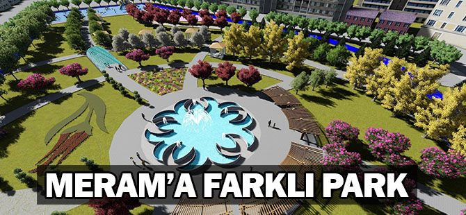Meram’a farklı konseptte park