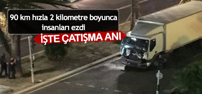 90 km hızla 2 km boyunca insanları ezdi, işte polisle çatışma anları