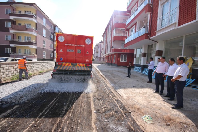 Beyşehir’de yol çalışmaları