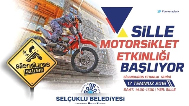 Türkiye'nin İlk ve Tek Enduro Sokak Etkinliği Sille'de Başlıyor