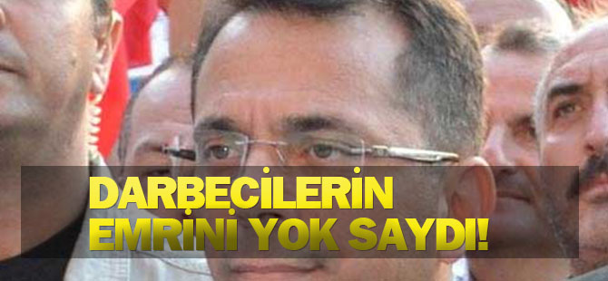 Darbecilerin emrini yok saydı!