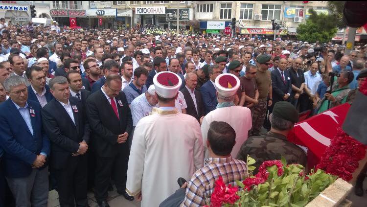 Şehit Muhsin Kiremitçi için cenaze töreni