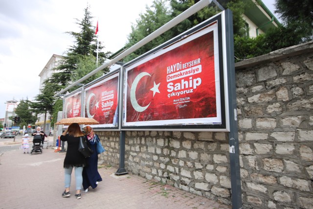 Beyşehir’de ‘demokrasi’ seferberliği