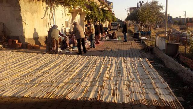 Beyşehir'de tarhana mesaisi