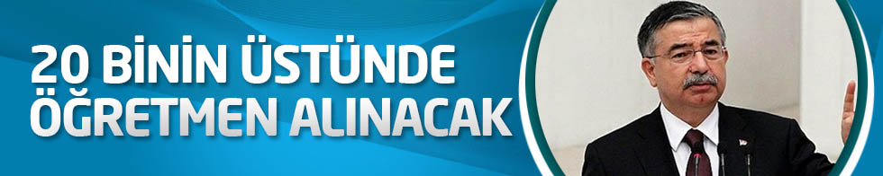 20 binin üstünde öğretmen alınacak