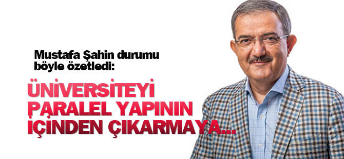 "Selçuk Üniversitesini paralel yapının içerisinden çıkarmaya çalışıyoruz"
