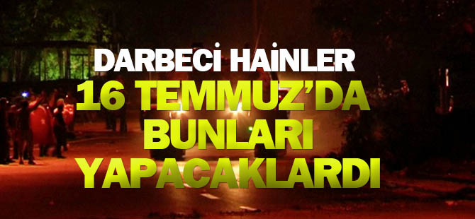 Darbecilerin 20 maddelik sözde sıkıyönetim planı ortaya çıktı