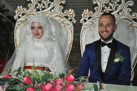 Büşra ile Tanrıseven evlendi