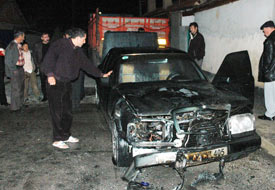 Park halindeki otomobilde yangın