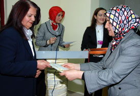 Hanımlar Lokali'nde sertifika töreni