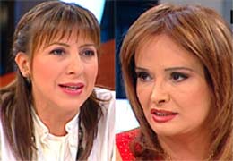 4 kadından İKİSİ birbirine girdi