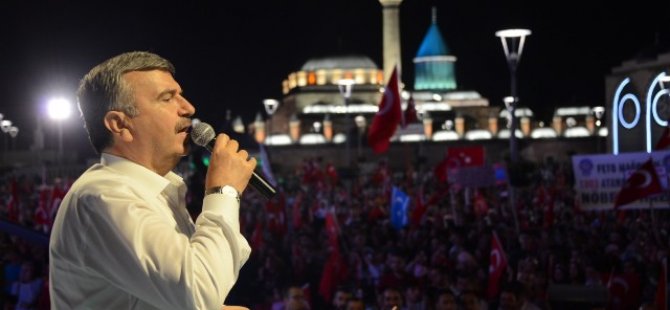 “Millet tek yürek oldu meydanlarda gücünü gösterdi”