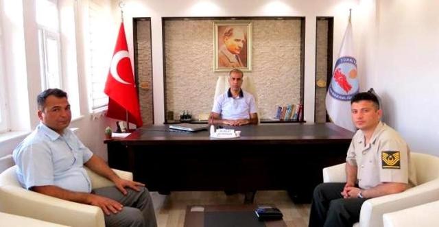 Yalıhüyük'te garnizon komutanı göreve başladı