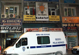 AK Parti binasına saldıran bulundu