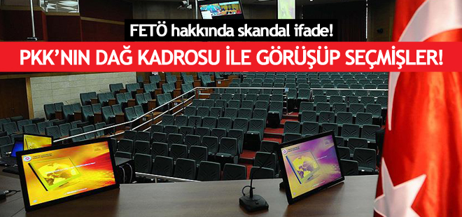 FETÖ, öğrencileri PKK'nın dağ kadrosu ile görüşüp seçmiş!