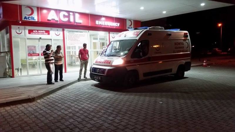 Karapınar'da bıçaklı kavga: 1 yaralı