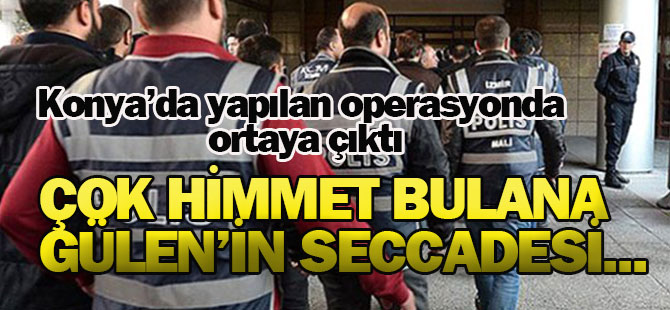 FETÖ'cüler Mütevellilere "Gülen'in Tesbih Ve Seccadesi"ni Hediye Etmiş