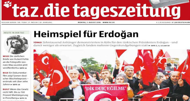 Almanların sansürü Alman basınında da eleştirildi