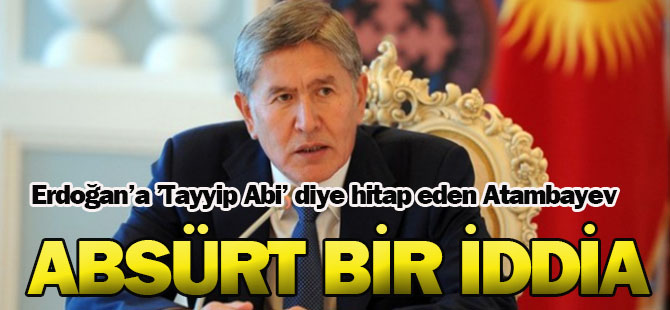 Kırgızistan Cumhurbaşkanı'ndan Çavuşoğlu'na: Absürt Bir İddia