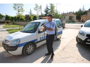 Yaralı yavru leylek tedavi edilecek