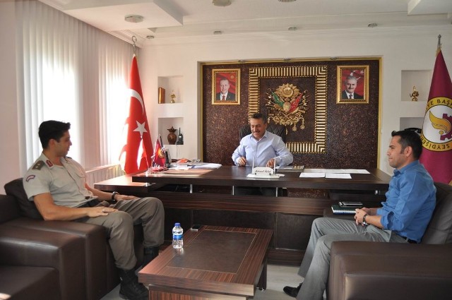 Üsteğmen Burak Çelik’ten, Tutal’a ziyaret