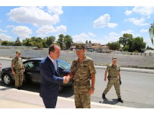 Tuğgeneral Afgün'den, Edirne Valisi Özdemir'e ziyaret