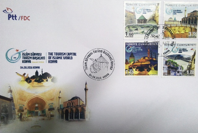 Konya’ya özel PTT pulları satıldı