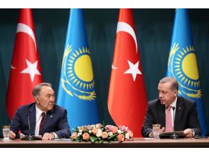 Erdoğan-Nazarbayev ortak basın toplantısı