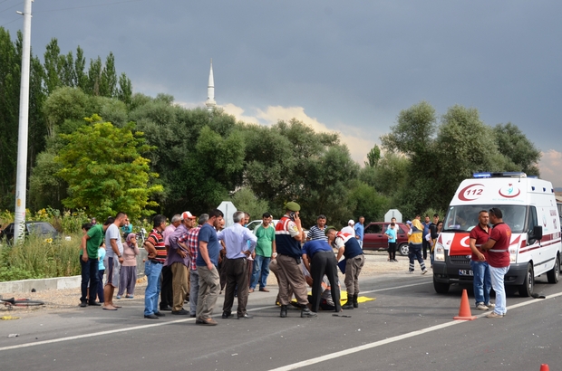 Konya'da otomobilin çarptığı motosikletin sürücüsü öldü