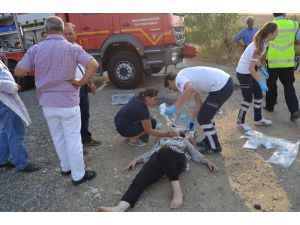 Kaza anı araç kamerasında