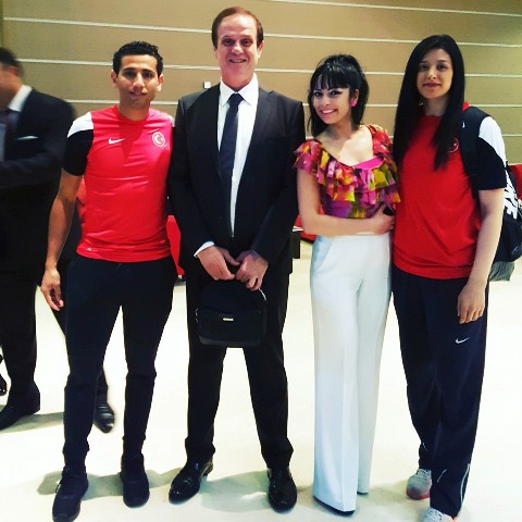 Aydoğdu,Taekwondoculara Başarılar Diledi