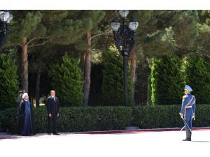 İran Cumhurbaşkanı Ruhani Azerbaycan'da