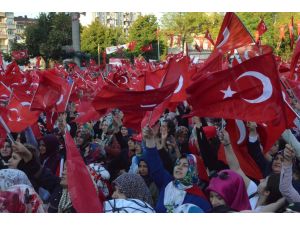 "Demokrasi ve Şehitler Mitingi"