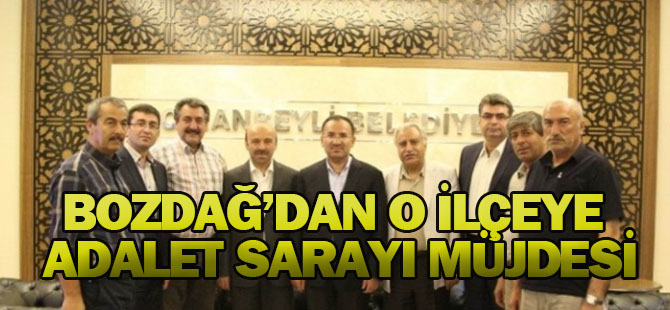 Bakan Bozdağ'dan Başkan Kale'yi Ziyaret