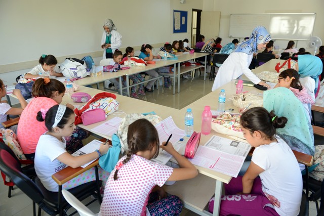 KOMEK yaz okulunda sınav