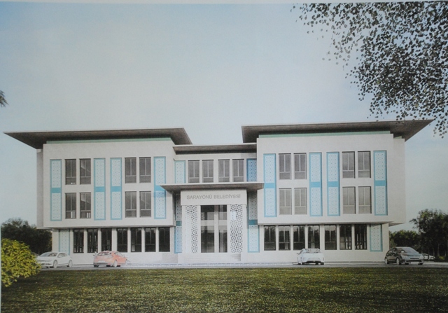 Sarayönü'ne yeni belediye binası