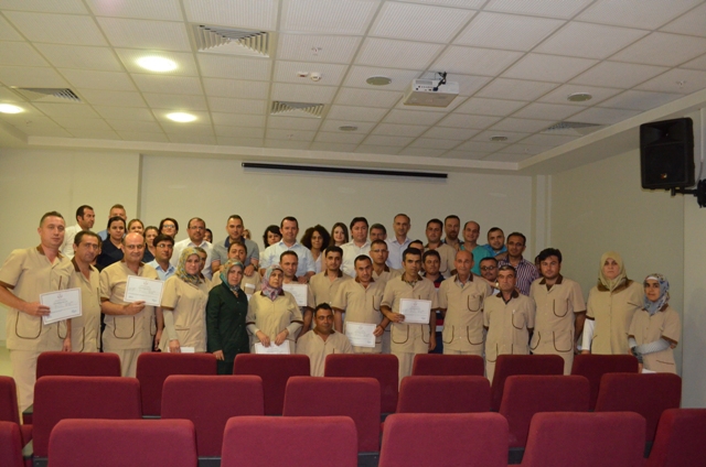 Ilgın'da hastane personeline temizlik kursu