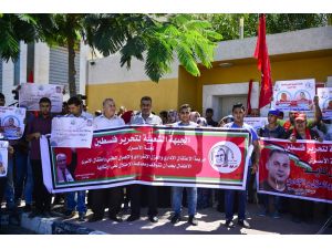 Gazze'de Lübnanlı tutuklu için gösteri