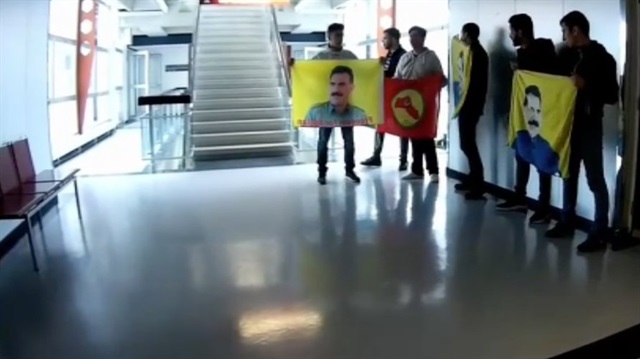 Viyana'da PKK televizyon bastı