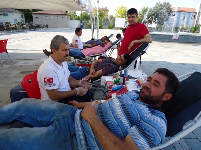 Karapınar'da kan bağışına yoğun ilgi