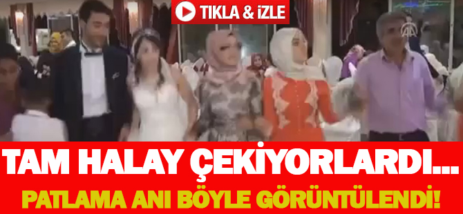 Van'daki Patlama Anı Düğün Salonundan Böyle Görüntülendi VİDEO