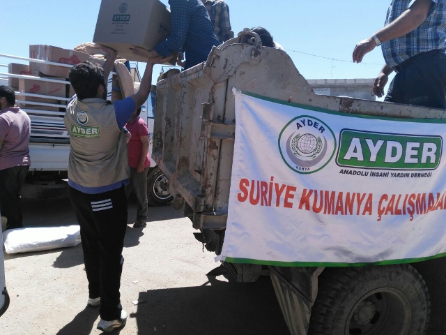 Ayder'den Suriye'ye yardım