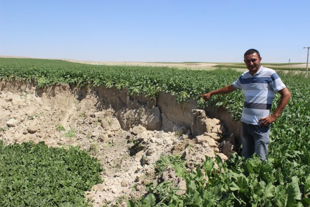 Konya'da yeni obruk oluştu