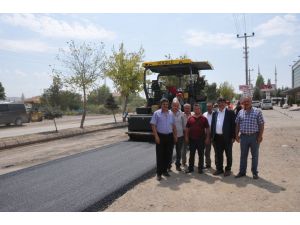 Bahşılı'da yol yapımı çalışmaları