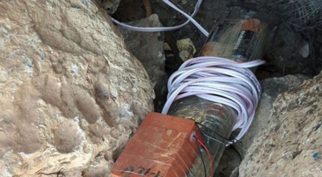 Ömerli'de 1,5 ton patlayıcı imha edildi