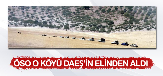 ÖSO sınıra 3 km uzaklıktaki Keklice'yi DAEŞ'ten aldı