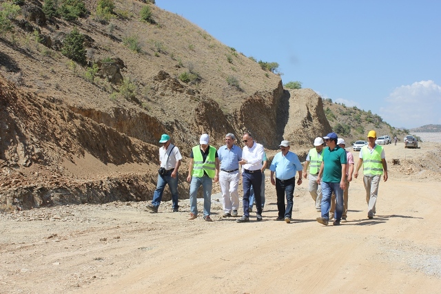 Afşar hadimi barajında sona doğru